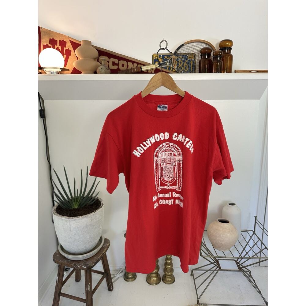 Vintage 80s Single Stitch Hollywood Canteen T-Shirt XL